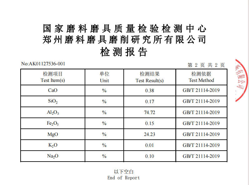 200目鎂鋁尖晶石200#-0